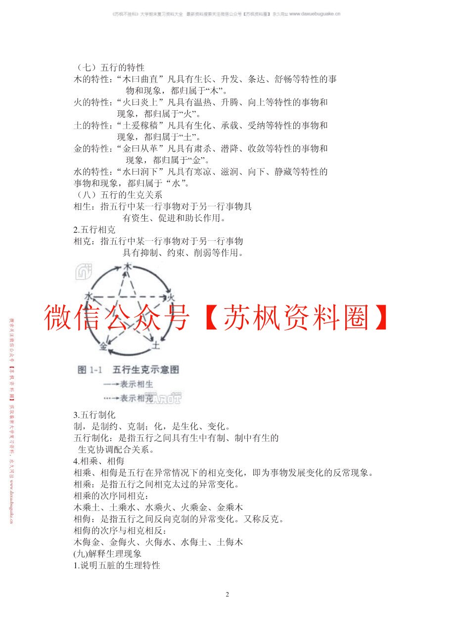中医学补充资料